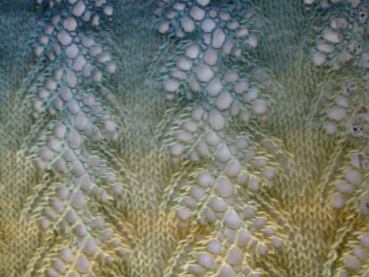 Ajourmustertuch Farn