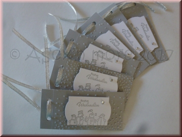 Preview: Geschenkanhänger Weihnachten 6er Pack