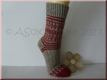 Anleitung No. 16 -  Socke Lilly - Gr. 38/39