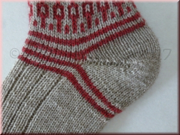 Anleitung No. 16 -  Socke Lilly - Gr. 38/39