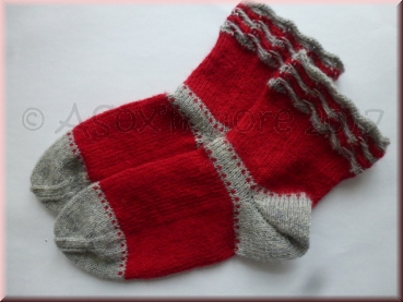 Kurzsocke Kirsche