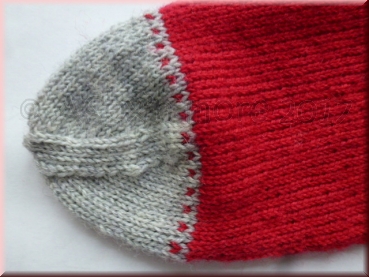 Kurzsocke Kirsche