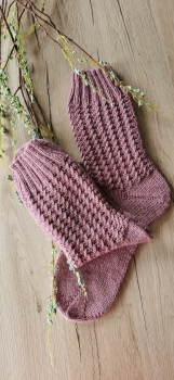 Preview: Anleitung No. 24 - Rosegarden-Socks alle Größen