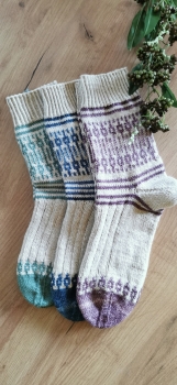 Anleitung No. 16 -  Socke Lilly - Gr. 38/39