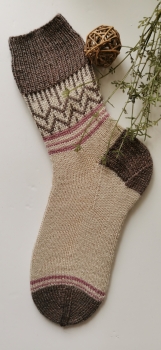 Preview: Anleitung No. 28 - Jaquardsocke Suzanne