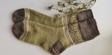 Preview: Anleitung No. 28 - Jaquardsocke Suzanne