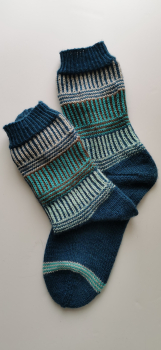Socke Swirls'n Stripes