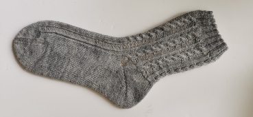 Preview: Zopfmuster-Socke Bergen
