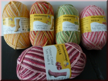 Regia Cotton Color Tutti Frutti - Strumpfwolle 4-fach