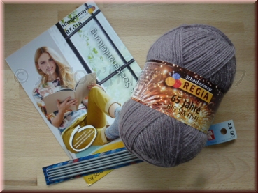 Socken-Kit 4-fach uni