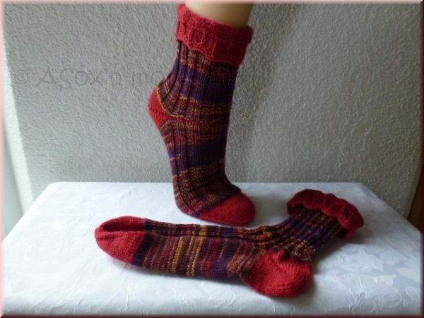 Anleitung No. 6 – Socke Michaela Gr. 36/37