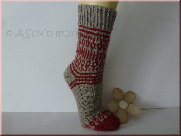 Anleitung No. 16 -  Socke Lilly - Gr. 38/39