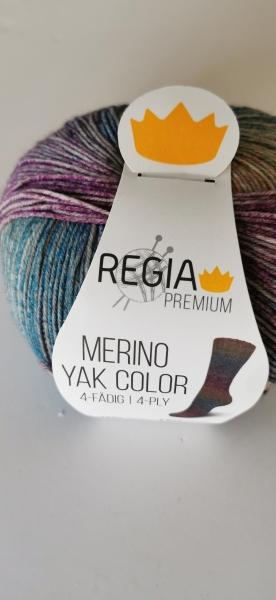 Regia Premium Merino Yak uni + color - Strumpfwolle 4-fach