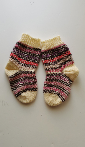 Mustersocke Mo + Moni