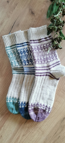 Anleitung No. 16 -  Socke Lilly - Gr. 38/39