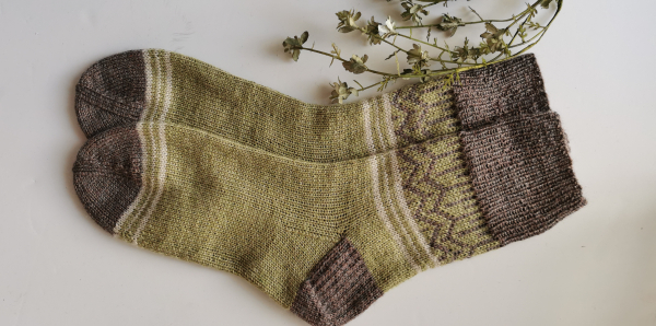 Anleitung No. 28 - Jaquardsocke Suzanne