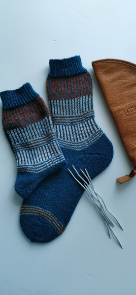 Socke Swirls'n Stripes