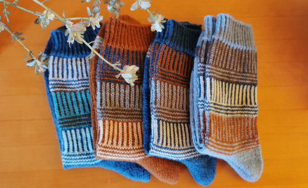 Anleitung No. 29 - Swirls'n Stripes-Socke