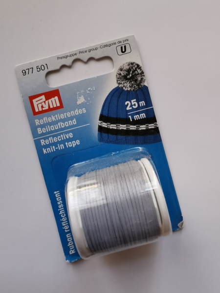 Prym - reflektierendes Beilaufband 1mm